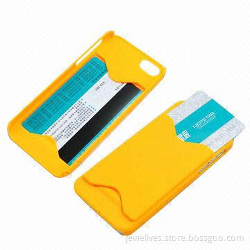 PC mobile phone cases with credit card holder, for iPhone 5